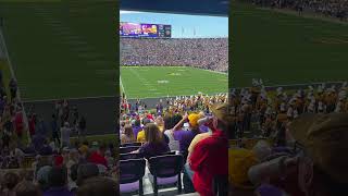 LSU football game lsufootball football cool hit stadium [upl. by Nivlad]