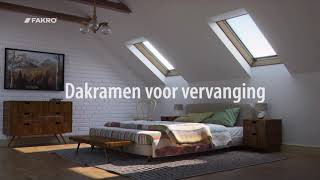 FAKRO dakramen voor vervanging [upl. by Dahle]