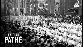 Pope John Crowned 1958 [upl. by Idnarb505]