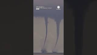 quotSistersquot Police Spy Twin Waterspouts in Florida [upl. by Dorsey]