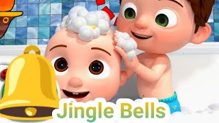 Five Little Babies Bathing in a Tub 🛀🏻🧼  Nursery Rhymes amp Kids Song [upl. by Aerbma]