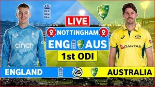 England vs Australia 1st ODI Live Scores  ENG vs AUS 1st ODI Live Scores amp Commentary [upl. by Emmerich]