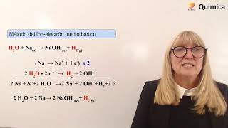 58 Química Reacciones Redox Método del ionelectrón Medio básico [upl. by Lienahs]