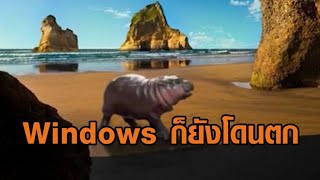 ส่องวงจรปิด หมูเด้งร่วมมือแม่โจน่า ป่วนพี่เลี้ยง – Windows ก็โดนตก ทำหน้าจอรูปหมูเด้ง [upl. by Akeem680]