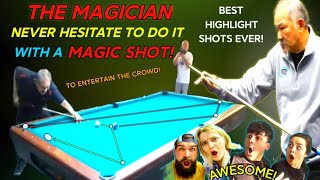 EFREN REYES AMAZING 4 RAIL MAGIC SHOTS THAT MADE HIM CALLED THE MAGICIAN BEST HIGHLIGHTS COLLECTION [upl. by Enrobialc]