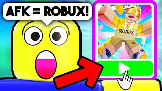 I Found a NEW FREE ROBUX GAME 😱 AFK for Robux [upl. by Klinges]