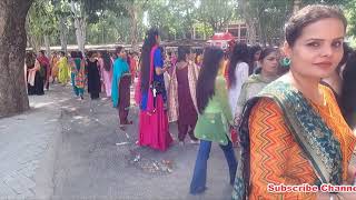 Government Girls College Ludhiana celebrated DHIYA DA MELA  Punjab Festival  Cultural Programmed [upl. by Ashraf]