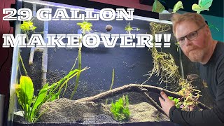 29 GALLON Aquarium makeover [upl. by Anohs939]