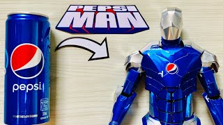 Homemade Armored Pepsiman Using Pepsi Cans  Save Those cans♻️ [upl. by Gronseth696]