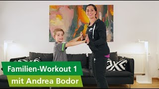 Familien Workout 01  Kraft Beweglichkeit Koordination [upl. by Akayas]