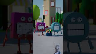 Main di jaln animation cartoon funny numberblocks [upl. by Horick289]