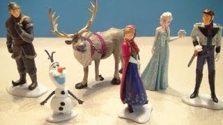 DISNEYS FROZEN MOVIE 2013 PLAYSET DISNEY STORE EXCLUSIVE FIGURINE VIDEO [upl. by Amelie639]