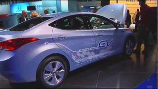 All electric cars at Detroit Auto Show [upl. by Ursi]