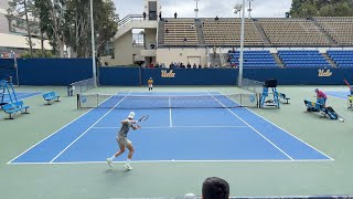 Thanasi Kokkinakis Courtlevel Practice at UCLA [upl. by Adnirem]