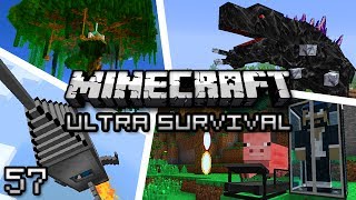 Minecraft Ultra Modded Survival Ep 57  ALIEN ENCOUNTER [upl. by Siulesoj]