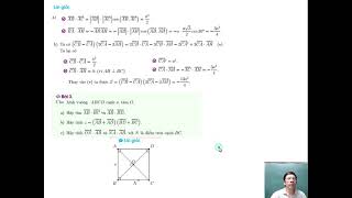 Giải bài tập tích vô hướng 2 véc tơ nâng cao 10 [upl. by Mora582]