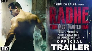 Radhe Trailer Salman khan Prabhu deva Sohail Khan Radhe Movie EID 2020 [upl. by Neeleuqcaj]