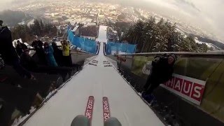 64 Vierschanzentournee GoPro Bergisel [upl. by Rurik]