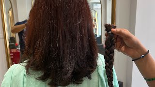 Hair donets for cancer patient  short layer cutshort step cut￼ [upl. by Rolat]