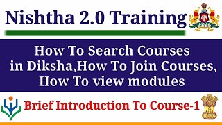 How To Search Courses in Diksha App॥Nishtha 20 Karnataka॥How to find courses in diksha॥Diksha Porta [upl. by Payton]