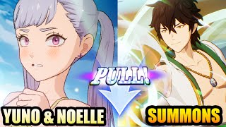 NEW YUNO amp NOELLE SUMMONS  Black Clover Mobile Rise Of The Wizard King [upl. by Enimrac226]