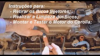 Como fazer a Limpeza de Bicos Injetores do Corolla Economizeefacavocemesmo [upl. by Clothilde889]