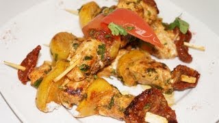 Brochette de poulet au citron confit CUISINERAPIDE [upl. by Nojed]