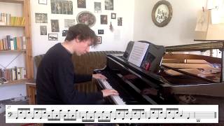 Partimento F Fenaroli Book IV No 30 in C Major GJ 1360 realization [upl. by Seldon]