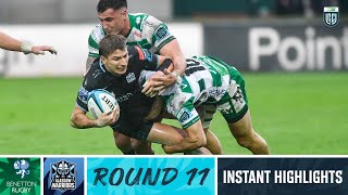 Benetton v Glasgow Warriors  Instant Highlights  Round 11  URC 202324 [upl. by Hymie]