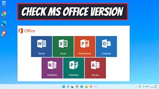 How To Check Microsoft Office Version  How To Check Microsoft Word Version [upl. by Ssur]