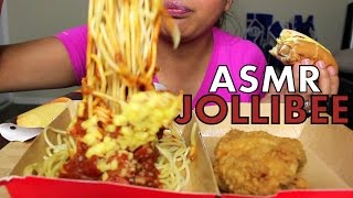 ASMR Jollibee Filipino Fast Food MUKBANG [upl. by Eidorb]