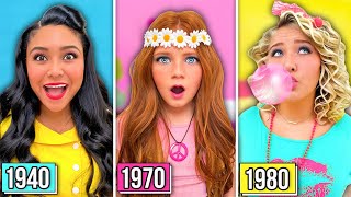 100 YEARS of HAiRSTYLES 👱🏽‍♀️🎀 [upl. by Eedyah]