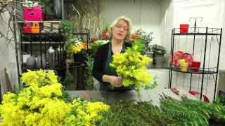 Comment faire un bouquet de mimosa original [upl. by Lucian]