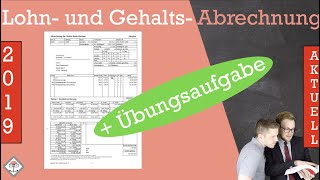 Lohn und Gehaltsabrechnung einfach berechnen  mit Übungsaufgabe [upl. by Franzoni865]