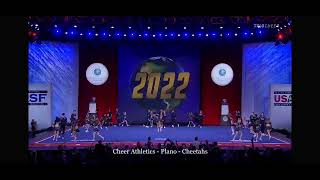 Cheer Athletics Cheetahs Day 2 Worlds 2022 [upl. by Roehm416]