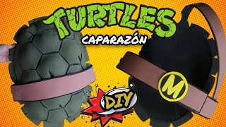 Caparazón de Tortuga Ninja  DIY  FÁCIL Y RÁPIDO [upl. by Eedyaj633]