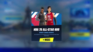 Fortnite  NBA 75 AllStar Hub Challenges [upl. by Mcnully]