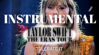 tolerate it Eras Tour Instrumental w Backing Vocals [upl. by Anitnahs]