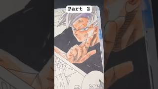 Part 2 Drawing Goku as Gojo vs Goku Black as Sukunadrawing art manga anime shorts dragonball [upl. by Cordelia]