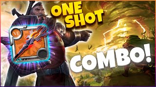 Firestorm Oneshot COMBO Solo Blazing Staff in Albion Online [upl. by Malek558]