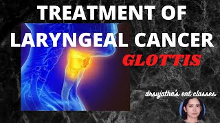 098Treatment of Cancer larynx Cancer Glottis lecture medicaleducation glottis [upl. by Anawit]