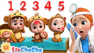 5 Little Monkeys Jumping on the Bed Classic Version  Kids Songs amp Nursery Rhymes  LiaChaCha [upl. by Sascha]