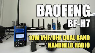 Baofeng BF H7  First look amp power test with a surprising result [upl. by Nalod]