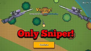 Zombs Royale  Sniper Only Challenge [upl. by Suehtomit]