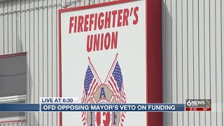 Omaha Fire Department City Council opposing Mayor’s veto on funding [upl. by Kimball145]