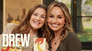 Giada De Laurentiis Shows Drew How to Make Paccheri Pasta w Mushroom Marsala  Drew Barrymore Show [upl. by Suirrad68]