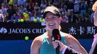 Eugenie Bouchards Ultimate Date  Australian Open 2014 [upl. by Eizzik]