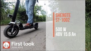 Essai trottinette électrique ShengTe ST1002  Escooter review [upl. by Embry]