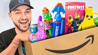 I Bought Every Fortnite Toy On Amazon [upl. by Benildis]