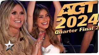 Americas Got Talent 2024 ALL AUDITIONS  Quarter Final 2 [upl. by Schouten]